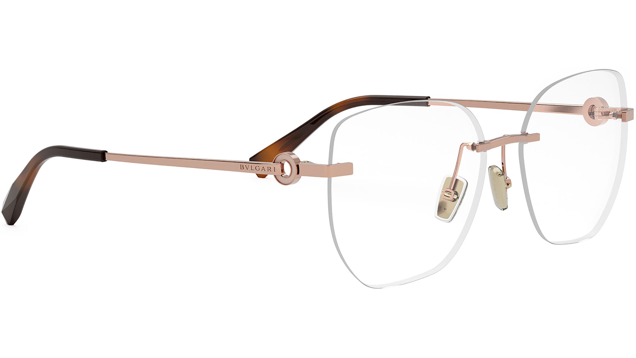 Bvlgari Bvlgari Rose Geometric Eyeglasses