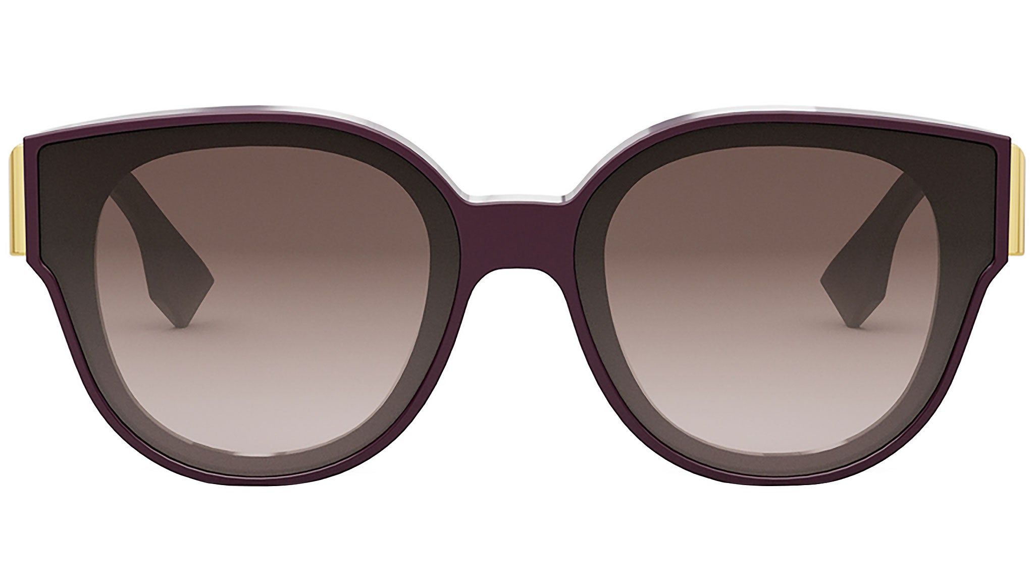 Fendi First Purple Round Sunglasses