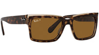 Inverness RB2191 129257 havana on transparent brown