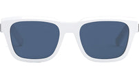 DiorB23 S1I White Geometric Sunglasses