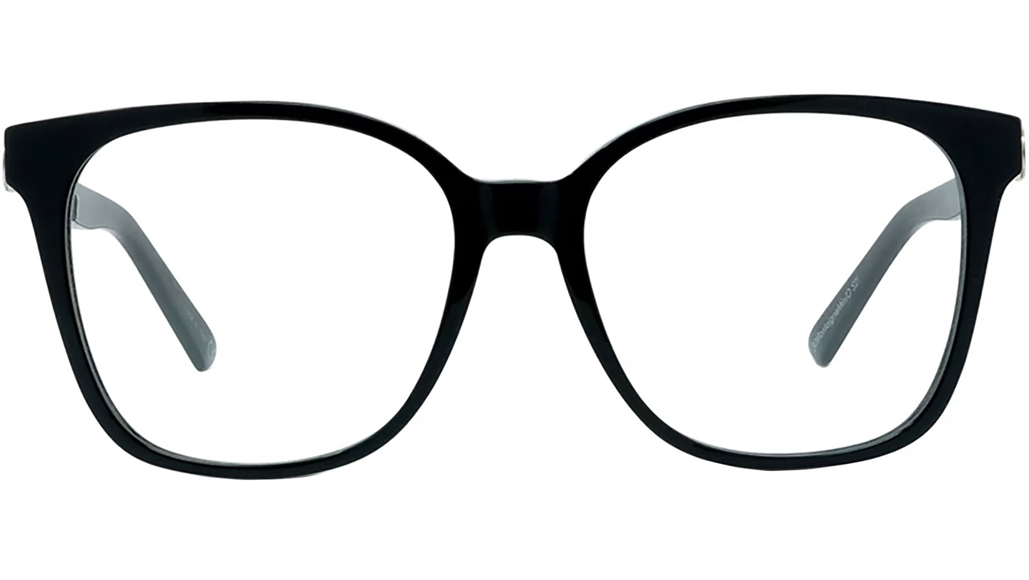 30MontaigneMiniO S2I Black Geometric Eyeglasses