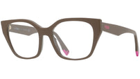 Fendi Way Brown Rectangular Eyeglasses