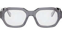 CELINE 3 Dots Grey Geometric Eyeglasses