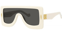 Anagram White Mask Sunglasses