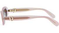 Dior Oblique B1I Pink Oval Sunglasses