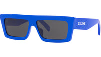 CELINE Monochroms Blue Rectangular Sunglasses