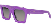 3 Dots Purple Geometric Sunglasses