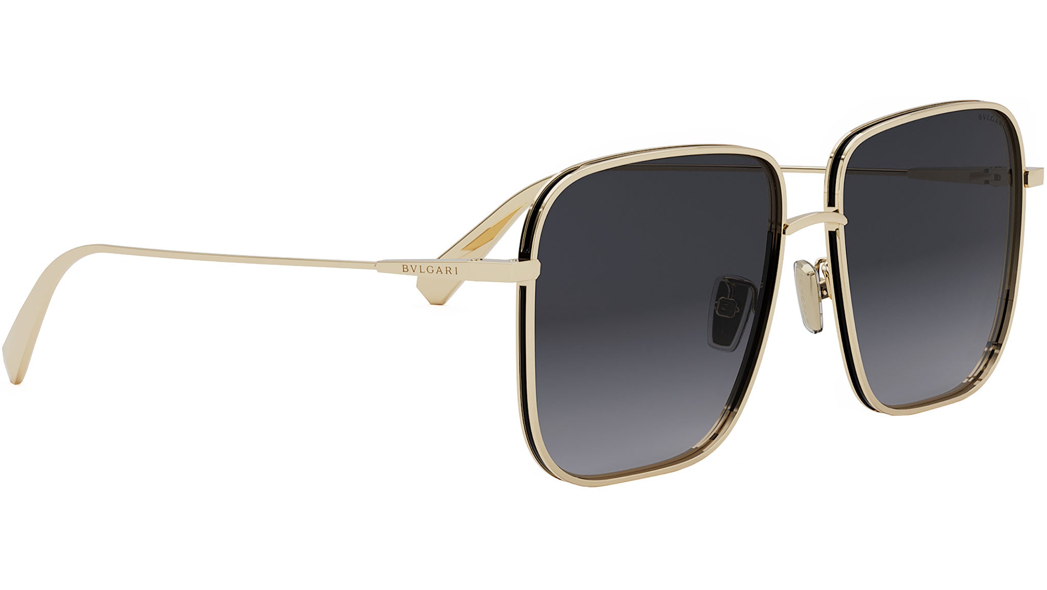 B.zero1 Yellow Square Sunglasses
