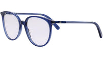 Mini CD O R4I Blue Round Eyeglasses