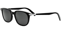 DiorBlackSuit S12F Black Oval Sunglasses
