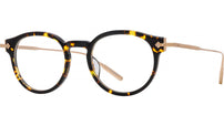 Eugene Havana Round Eyeglasses
