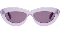 Curvy Pink Cat Eye Sunglasses