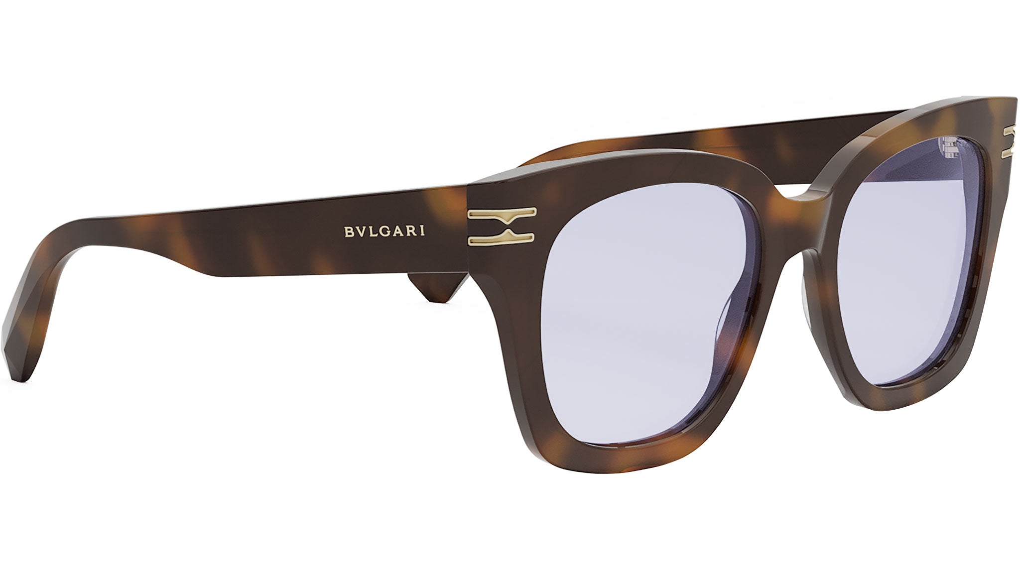 B.zero1 Havana Geometric Eyeglasses