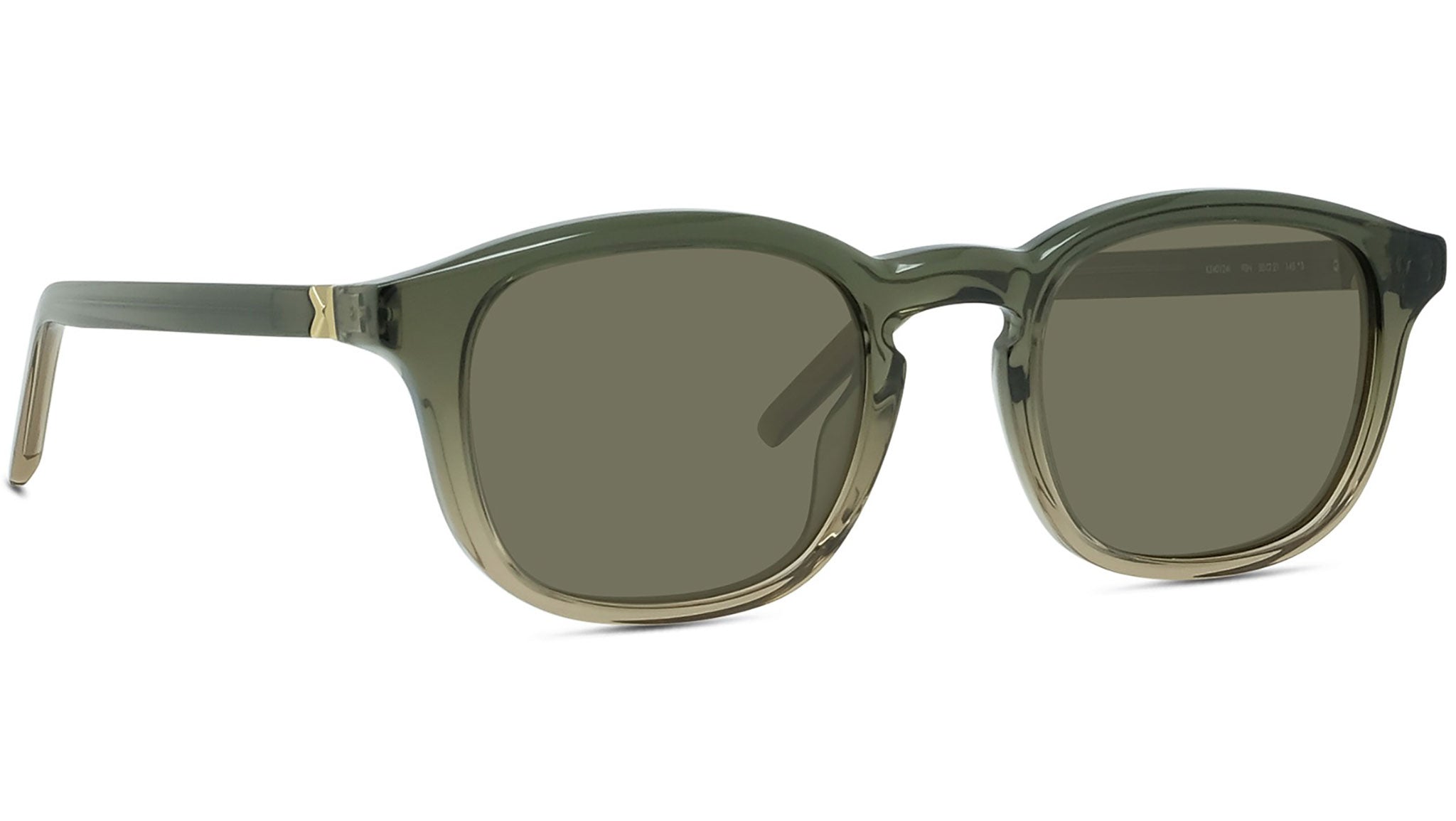 K Logo Green Square Sunglasses