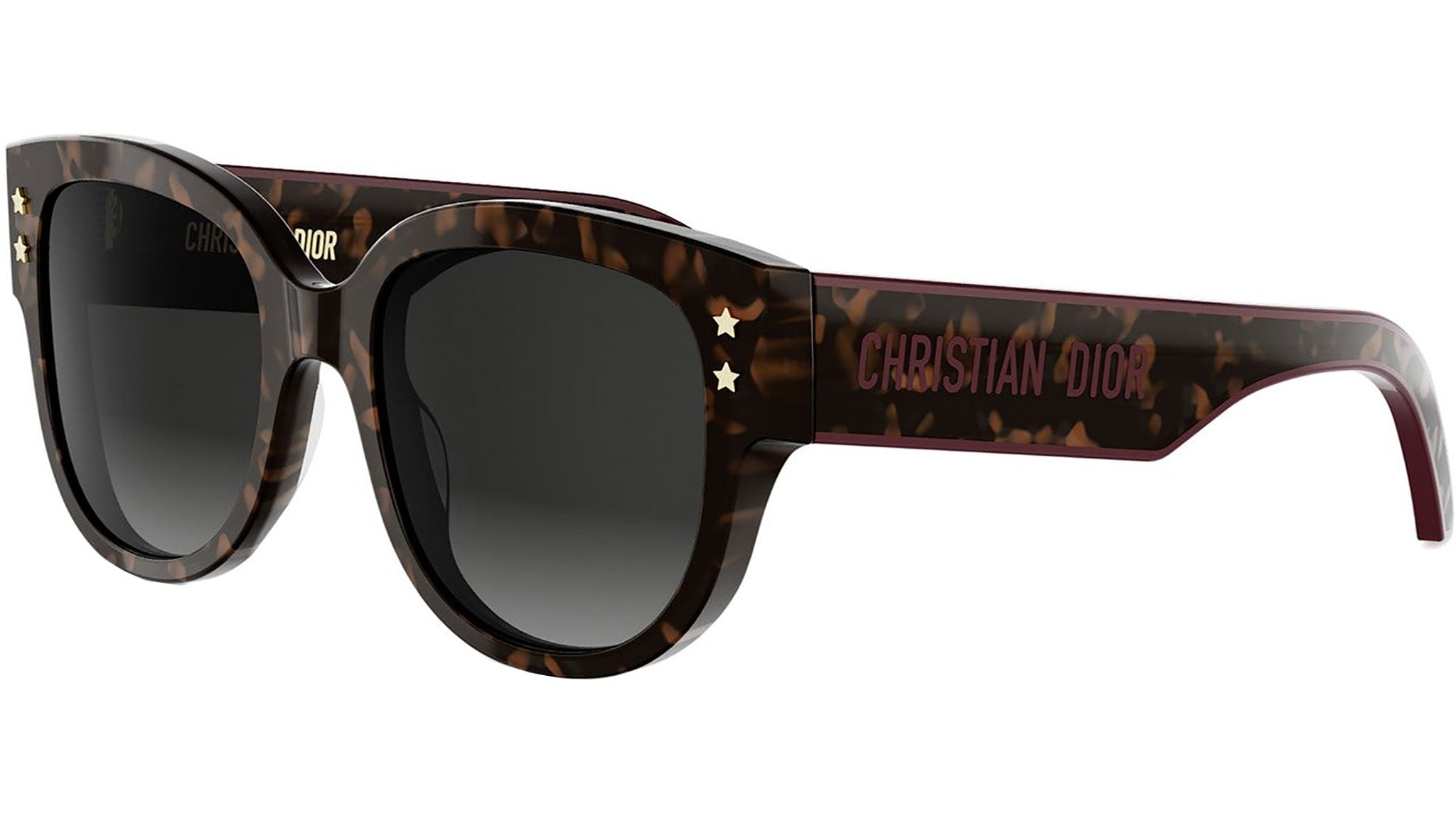 DiorPacific B2I Dark Havana Butterfly Sunglasses