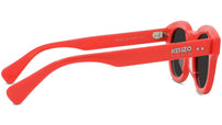 Boke Flower Red Round Sunglasses