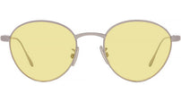 Slim Black Round Sunglasses
