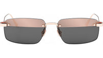 CDior S4U Rose Gold Rectangular Sunglasses