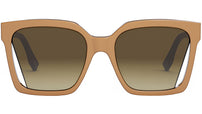 Fendi Way Beige Square Sunglasses
