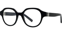 4G Black Round Eyeglasses