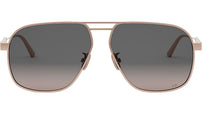 DiorCannage A3U Rose Gold Pilot Sunglasses