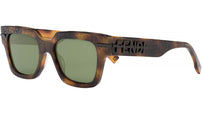 Fendigraphy Havana Rectangular Sunglasses