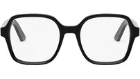 DiorMidnightO S1I Shiny Black Geometric Eyeglasses