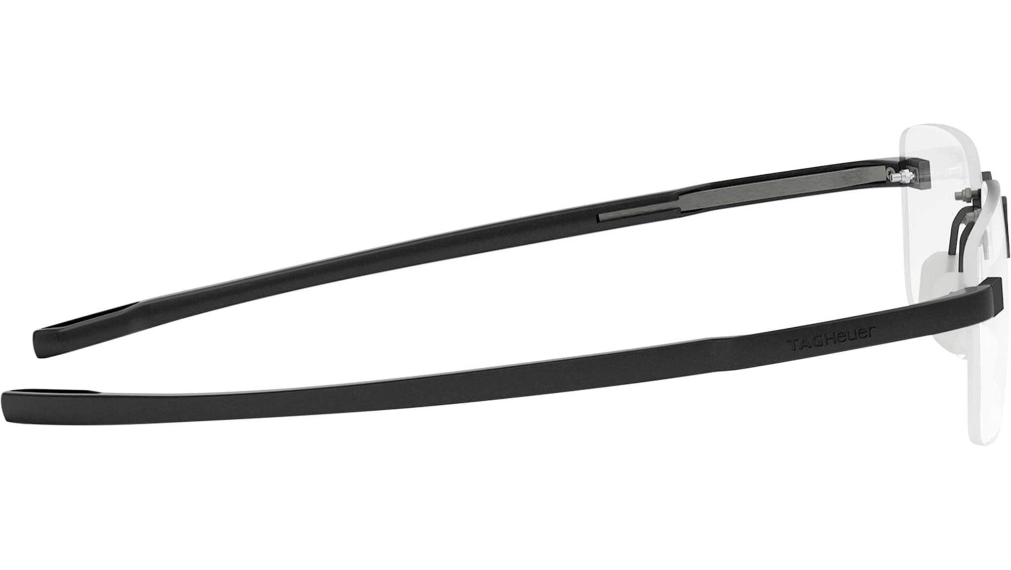 Flex Black Rectangular Eyeglasses