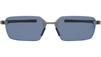 Flex Silver Rectangular Sunglasses