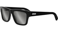 Dior3D S2I Shiny Black Squared Sunglasses