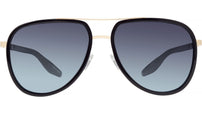 Cani Black Pilot Sunglasses