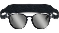DiorBlackSuit RI Black Pantos Sunglasses
