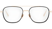 DiorBlackSuitO 13U Gold Pilot Eyeglasses