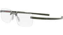 Flex Silver Rectangular Eyeglasses