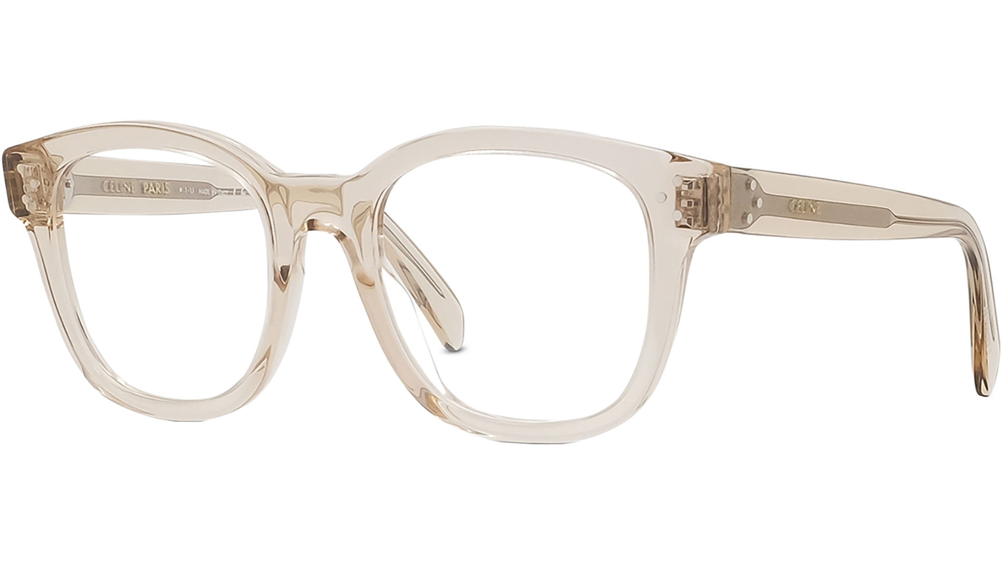 CELINE 3 Dots Champagne Geometric Sunglasses