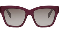 Triomphe Red Geometric Sunglasses