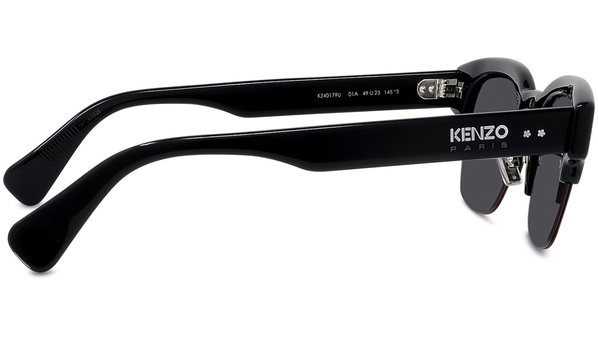 Boke Flower Black Geometric Sunglasses