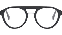 Fendi Diagonal Blue Round Eyeglasses