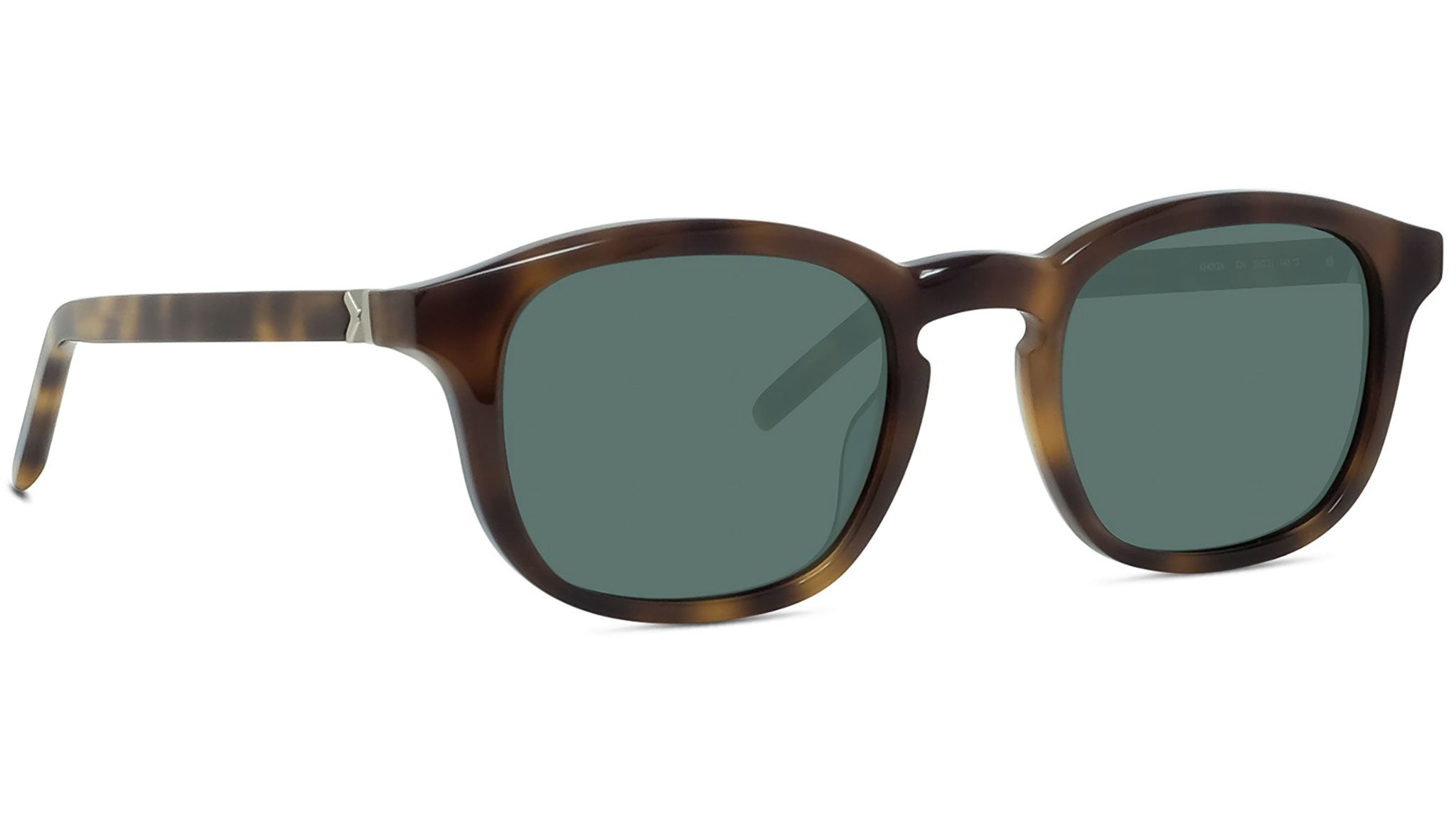 K Logo Havana  Square Sunglasses