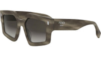 Fendi Roma Brown Geometric Sunglasses