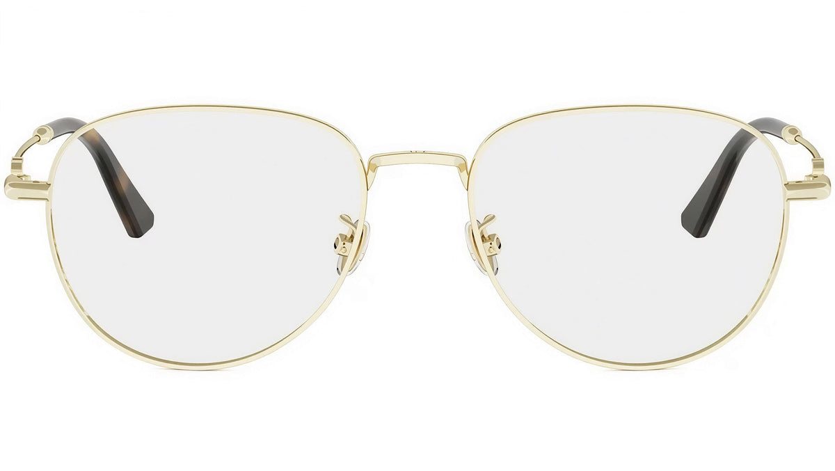 Petit CDO R2U Gold Round Eyeglasses