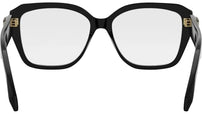 Serpenti Forever Black Geometric Eyeglasses