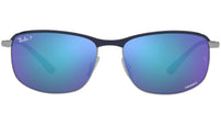 RB3671CH 92044L blue on gunmetal