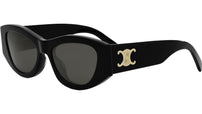 Triomphe Black Geometric Sunglasses