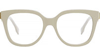 Fendi First White Square Eyeglasses
