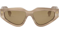 Fendi Roma Brown Geometric Sunglasses