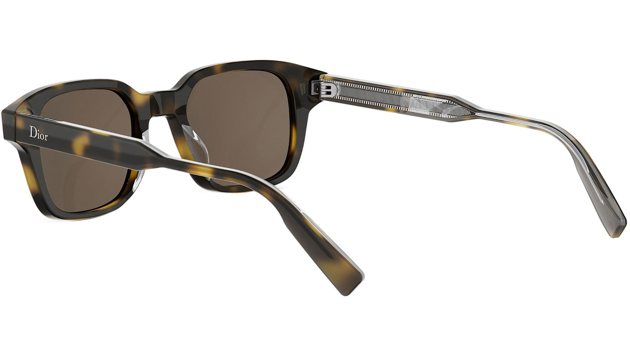 DiorRibbon S1I Havana Geometric Sunglasses