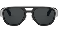 Aluminium Black Pilot Sunglasses