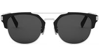 CD Icon 1U Black Geometric Sunglasses