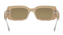 Fendigraphy Brown Rectangular Sunglasses